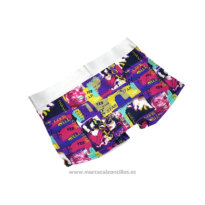 Boxer Calvin Klein Hombre Prints Colors Fucsia